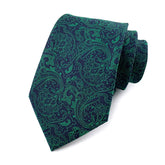 Gravata Paisley Verde Escuro SK965